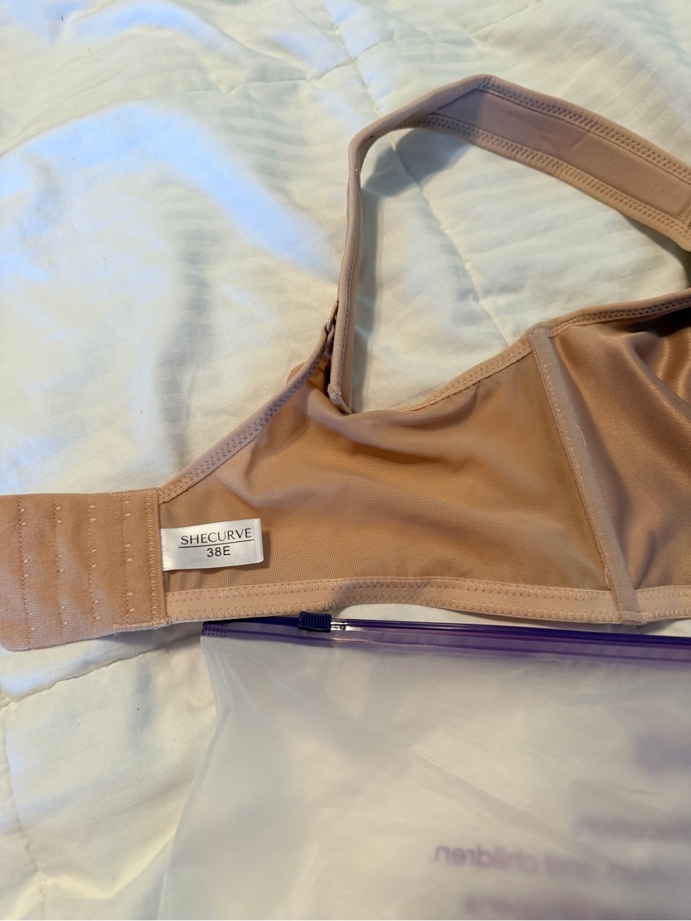 She Curve Seamless Nude High Impact Underwire Sports Bra New - Picture 4 of 4